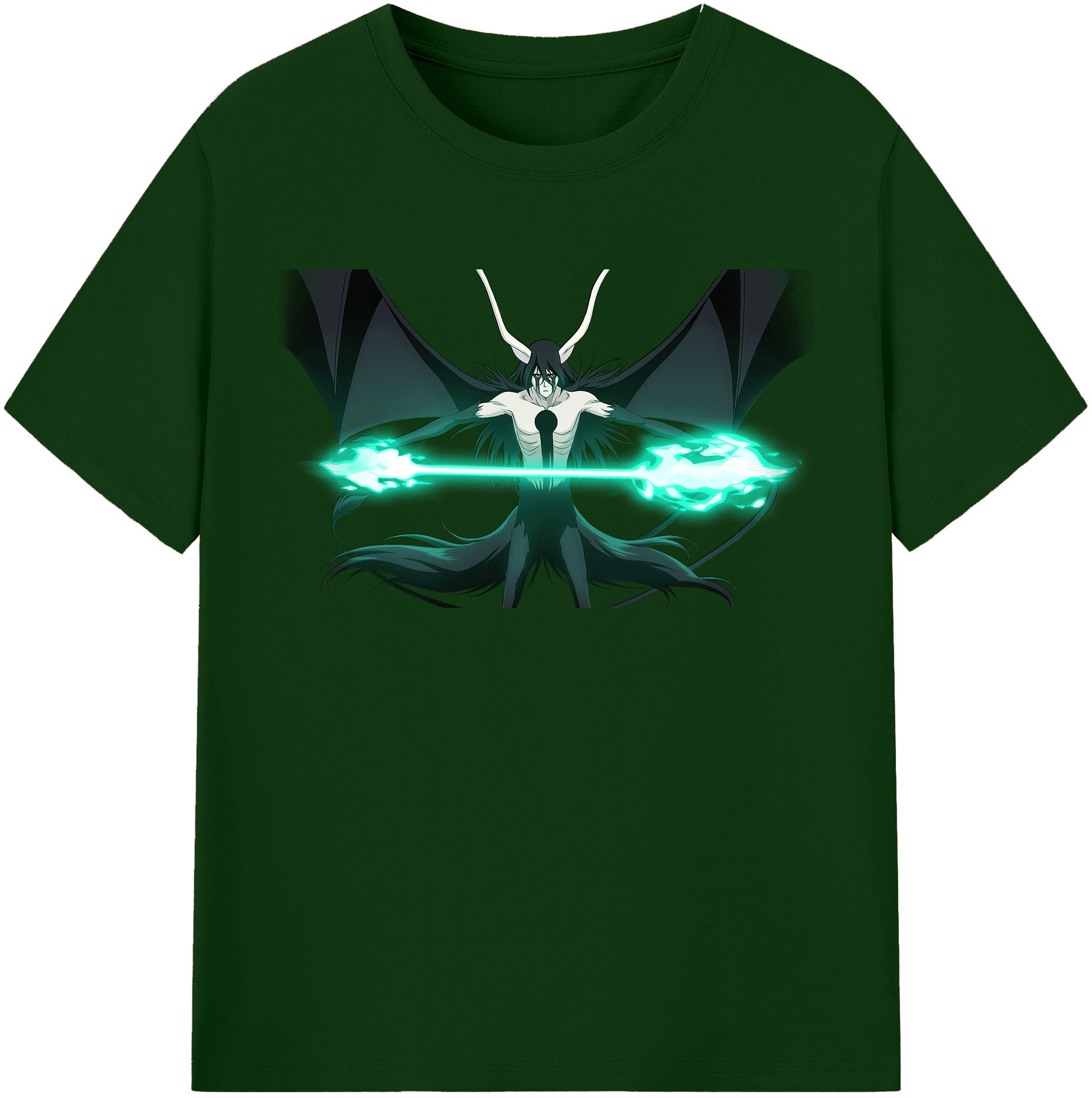 （画像用） ブリーチ ウルキオラ·シファー BLEACH Ulquiorra cifer 綿100％半袖Tシャツ（フロントプリント）